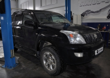 Отключение и удаление катализаторов Toyota LC Prado 120 4.0 249hp 2008 года выпуска