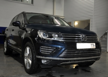 Чип тюнинг Volkswagen Touareg 3.0d 204hp 2016 года выпуска