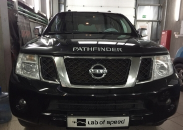 Чип-тюнинг и отключение клапана EGR на Nissan Pathfinder 3.0d 231hp 2012 года выпуска