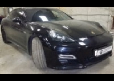  Чип-тюнинг с отключением катализаторов на Porsche Panamera Turbo 4.8 500hp