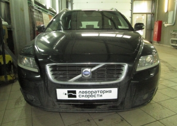 Программное отключение и механическое удалениесажевого фильтра на Volvo V50 1.6D MT 109hp 2008 года выпуска