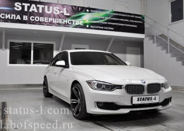 Чип-тюнинг с отключением сажевого фильтра и клапана EGR на BMW f30 320D 184hp 2012 года выпуска