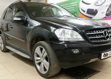 Чип тюнинг и отключение EGR на Mercedes ML320 W164 3.0 224hp 2008 года выпуска