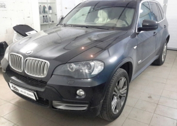 Отключение и удаление сажевого фильтра на BMW X5 E70 3.0d 286hp 2009 года выпуска